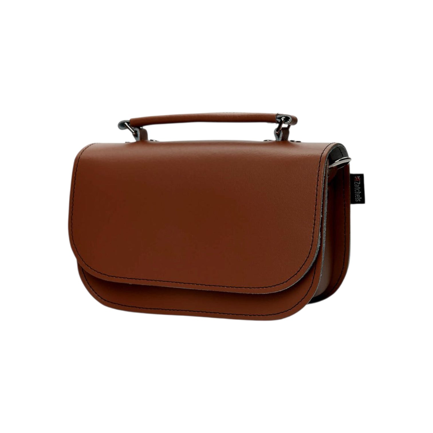 Aura Handmade Leather Bag - Chestnut