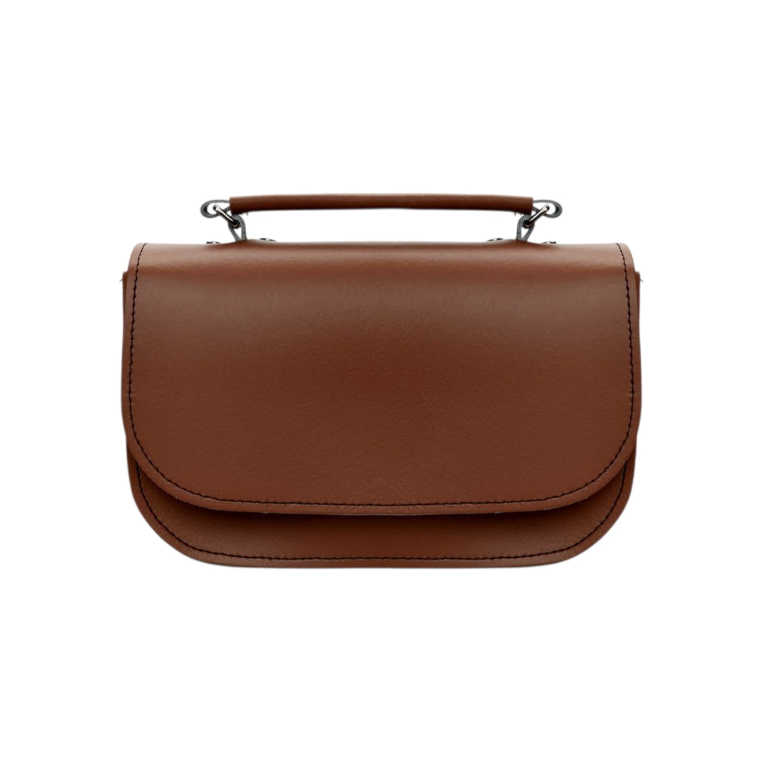 Aura Handmade Leather Bag - Chestnut