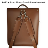 Handmade Leather City Backpack - Chestnut