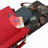 Leather Festival Phone Bag -Pillar Box Red - In Stock & Ready to Ship