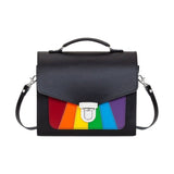 Pride Rainbow Handmade Leather Sugarcube Handbag Grande - In Stock & Ready to Ship