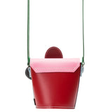 Leather Daisy Barrel Bag - Classic Kaleidoscope - In Stock & Ready to Ship