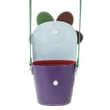 Leather Daisy Barrel Bag - Classic Kaleidoscope - In Stock & Ready to Ship