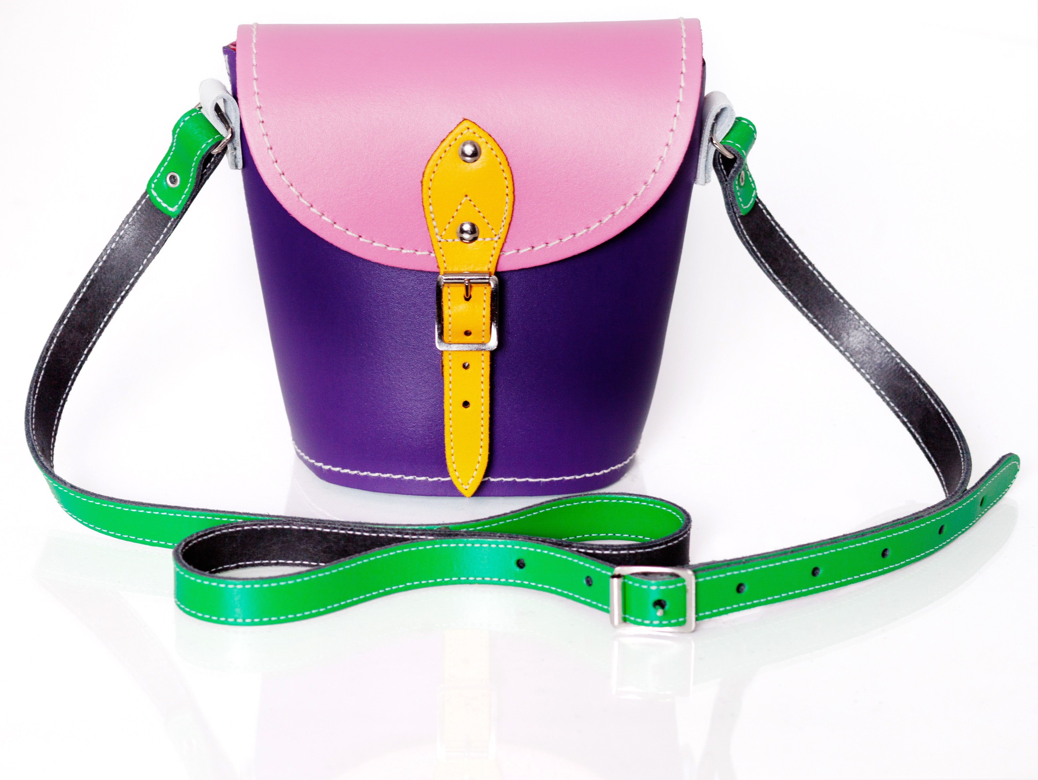 Classic Kaleidoscope Leather Barrel Bag Zatchels classic-kaleidoscope-leather-barrel-bag-zatchels