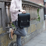 Leather City Backpack Plus - Black - In Stock & Ready to Ship