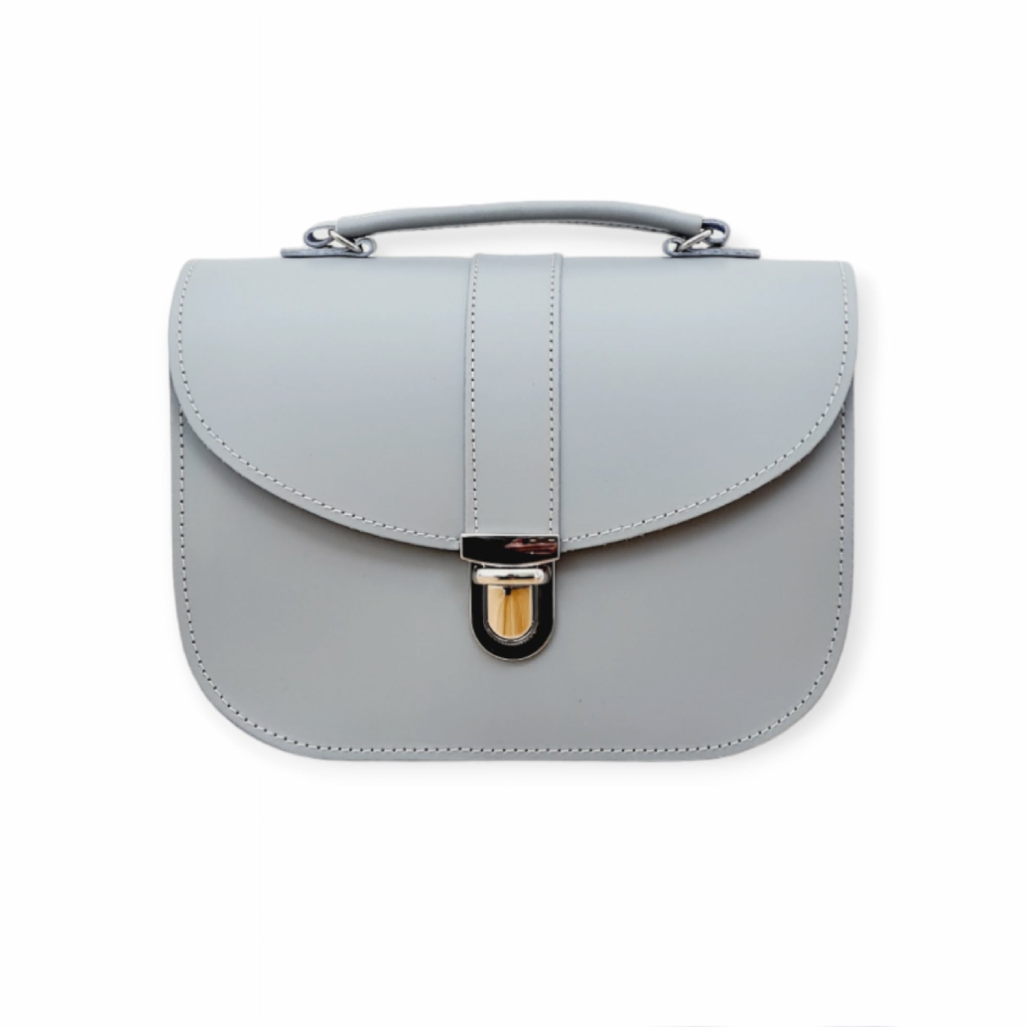 Olympia Handmade Leather Bag - Ghost Grey