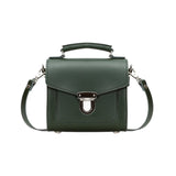 Handmade Leather Sugarcube Handbag - Ivy Green