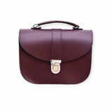 Olympia Handmade Leather Bag - Marsala Red