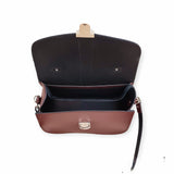 Olympia Handmade Leather Bag - Marsala Red