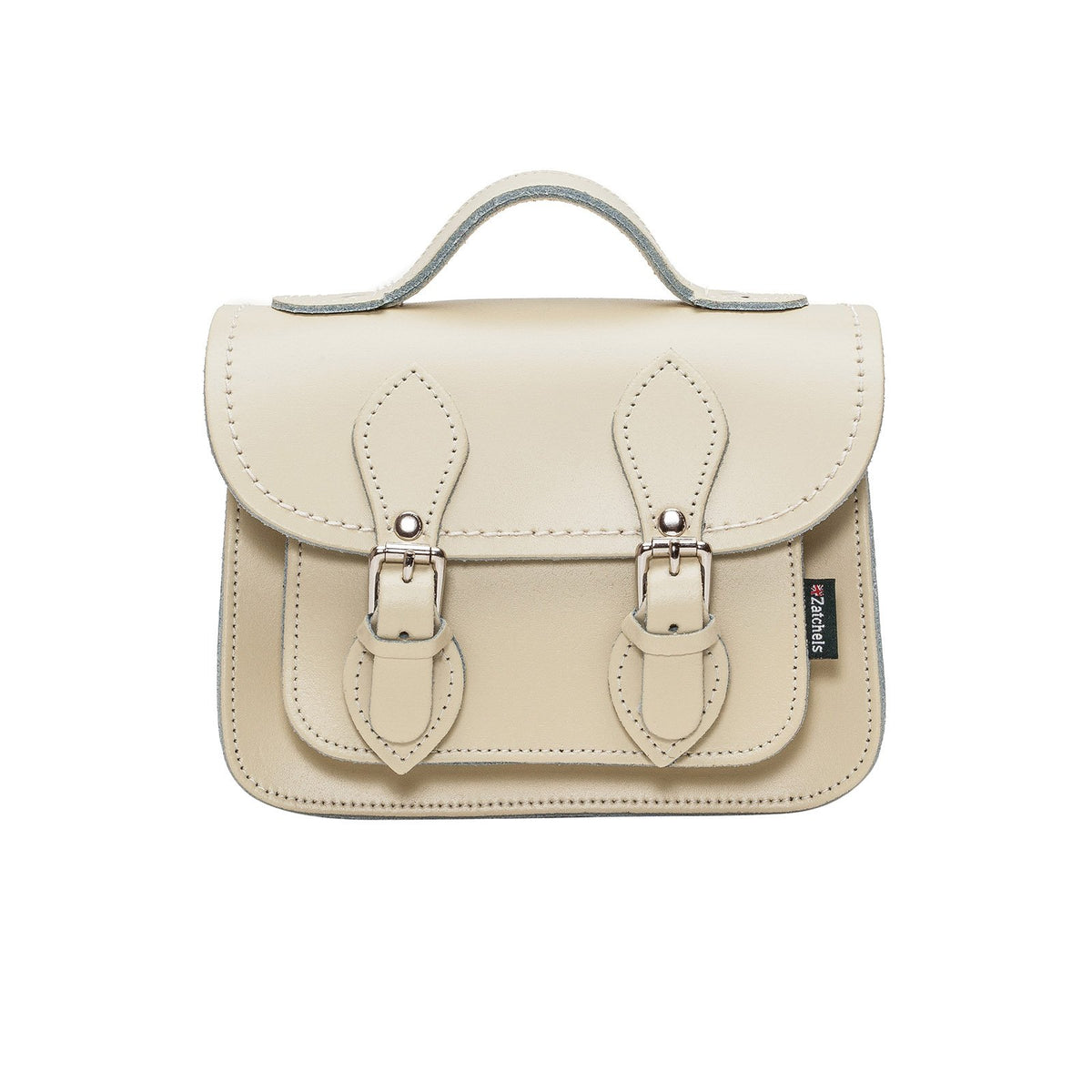 Leather Micro Satchel - Cream - In Stock & Ready to Ship