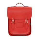 Leather City Backpack - Pillar Box Red - Plus Size - In Stock & Ready to Ship