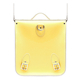 Handmade Leather City Backpack - Primrose Yellow