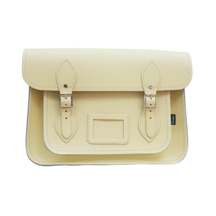 Zatchels Primrose Yellow Handmade Leather Satchel 4 Sizes