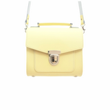 Handmade Leather Sugarcube Handbag - Primrose Yellow