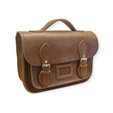 Leather Midi Satchel - Tannery Tan