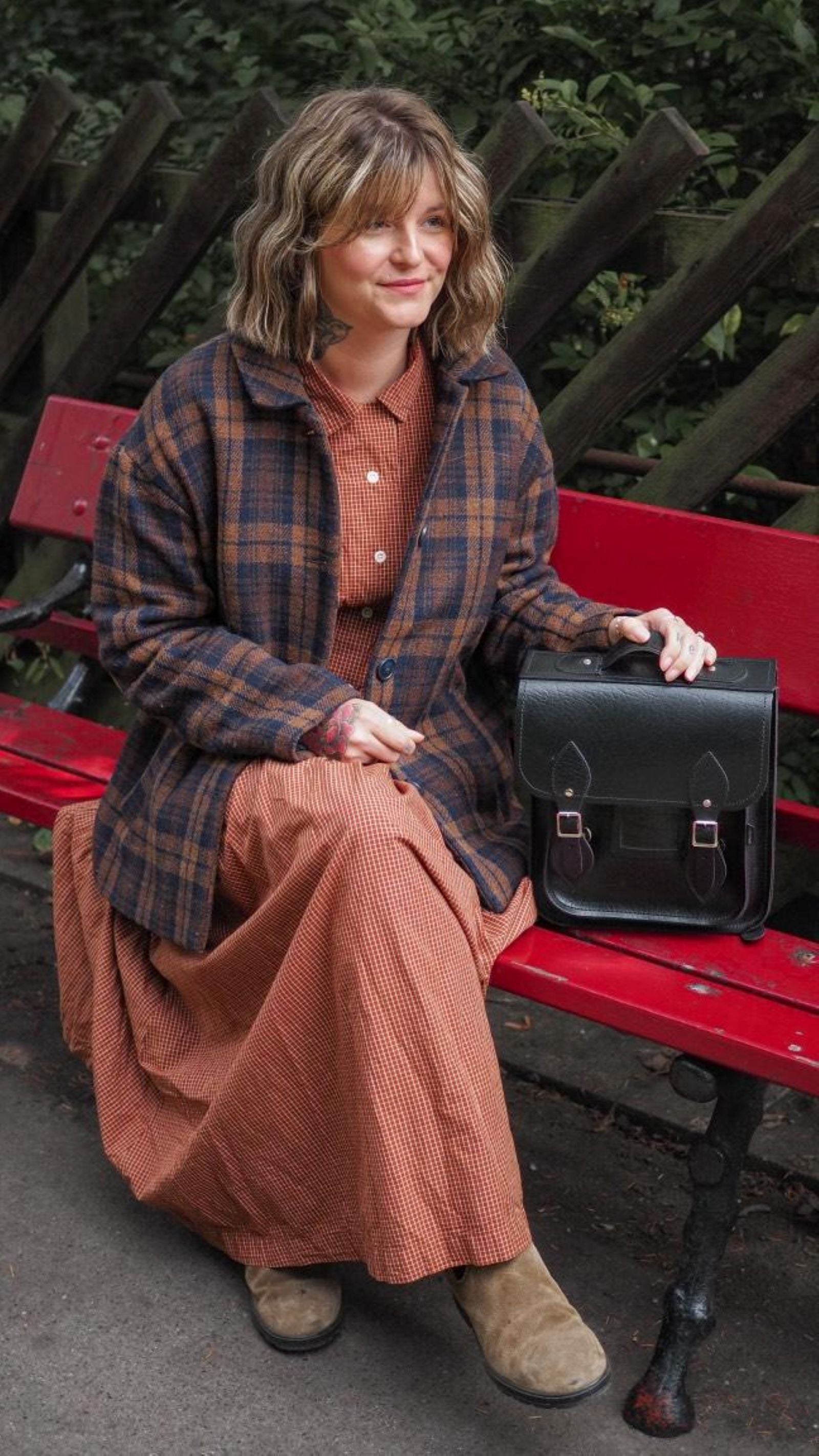 Handmade Leather City Backpack - Black Executive