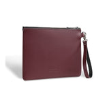 Leather Folio Case Large - Marsala Red - In Stock & Ready to Ship