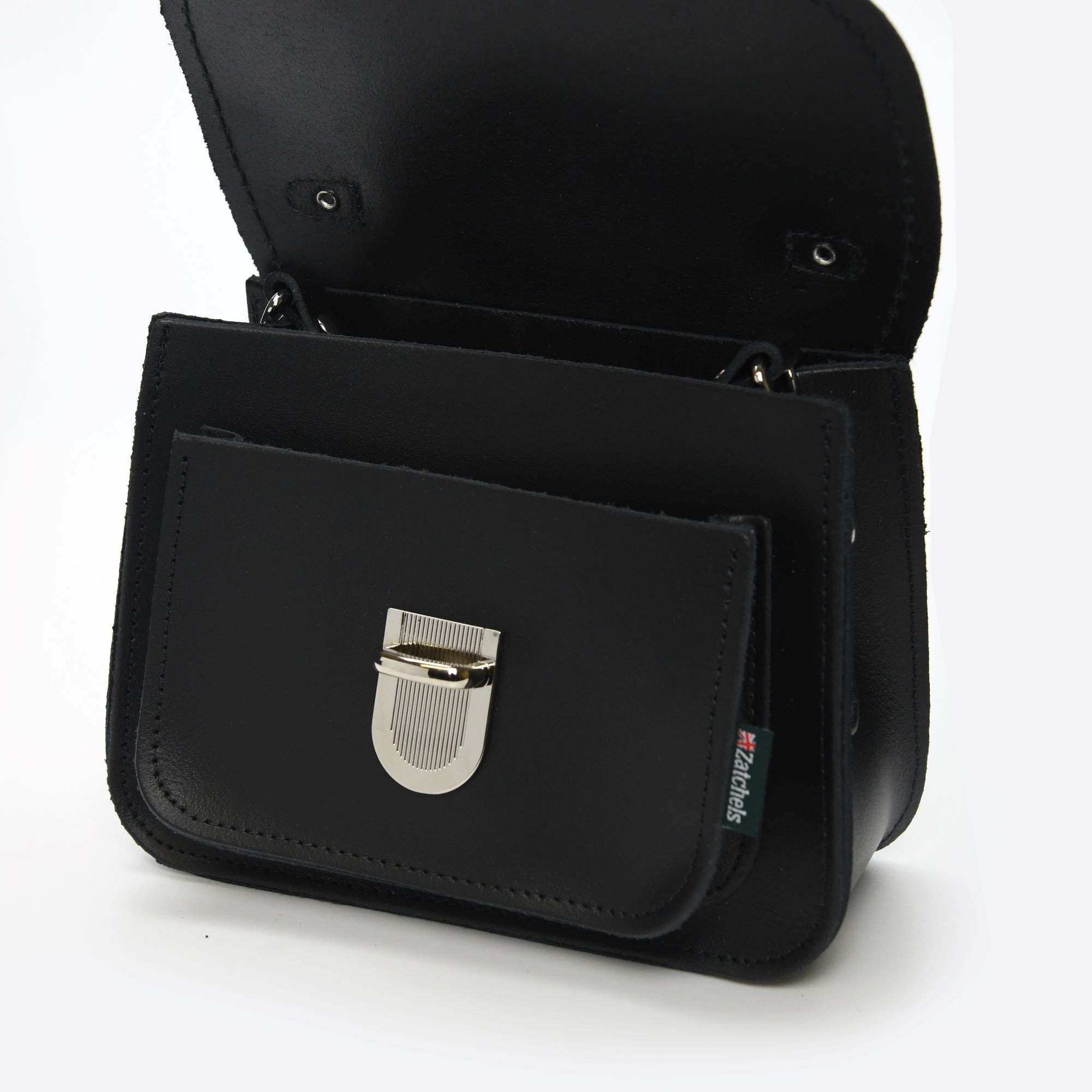 Luna Leather Bag - Black - In Stock & Ready to Ship