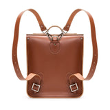 Chestnut Leather City Backpack - Backpack - Zatchels