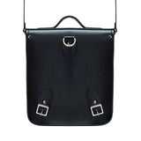 Black Executive Leather City Backpack - Backpack - Zatchels