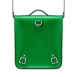 Green Leather City Backpack - Backpack - Zatchels