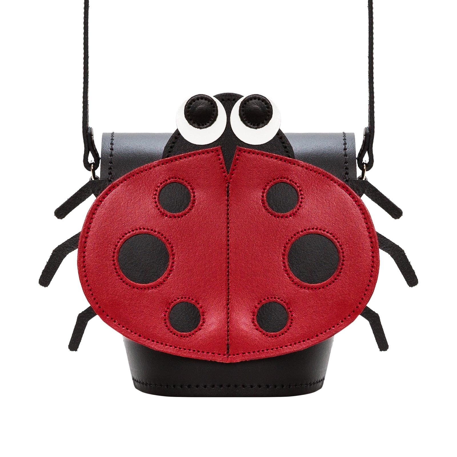Luna Ladybird Leather Bag - Novelty Bag - Zatchels