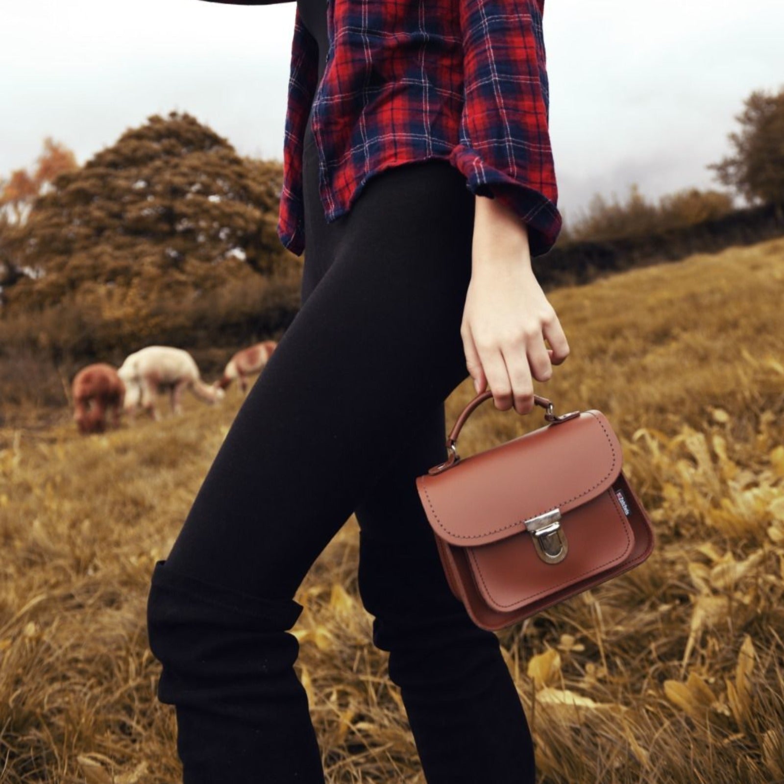 Luna Leather Bag - Chestnut - In Stock & Ready to Ship