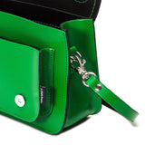 Green Leather Micro Satchel - Micro Satchel - Zatchels