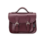 Marsala Red Leather Micro Satchel - Micro Satchel - Zatchels
