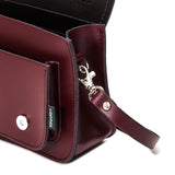 Marsala Red Leather Micro Satchel - Micro Satchel - Zatchels