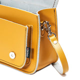 Yellow Ochre Leather Micro Satchel - Micro Satchel - Zatchels
