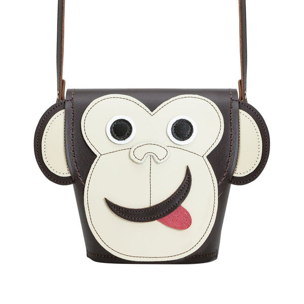 Mikey Monkey Leather Bag - Novelty Bag - Zatchels