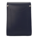 Handmade Leather Festival Phone Bag - Navy Blue