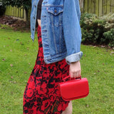 Aura Handmade Leather Bag - Purple