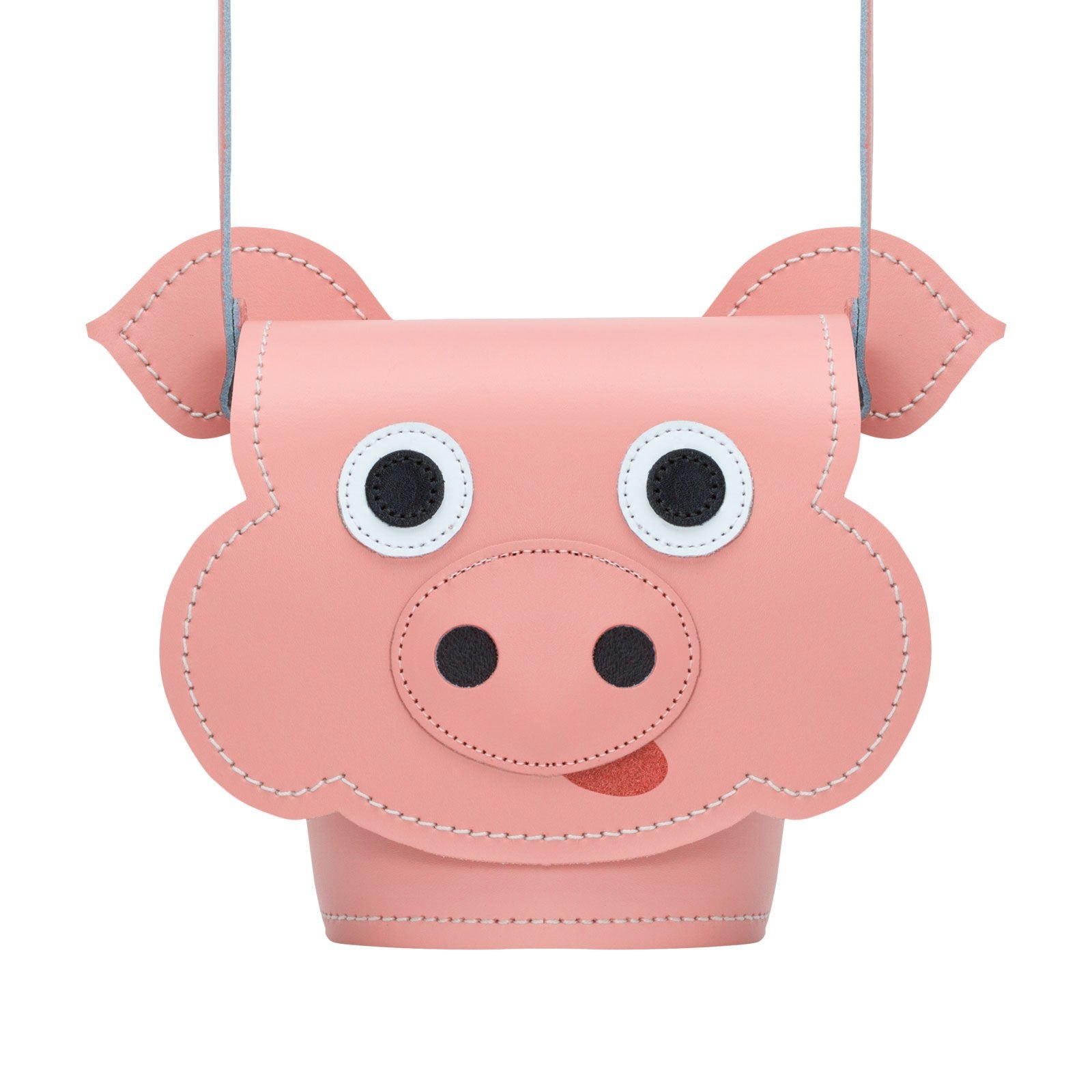 Polly Pig Leather Bag - Novelty Bag - Zatchels