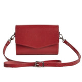 Handmade Leather Micro Clutch Bag - Red - In Stock & Ready to Ship