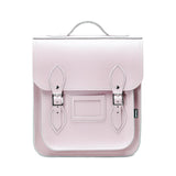 Handmade Leather City Backpack - Rose Quartz