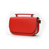 Aura Handmade Leather Bag - Pillar Box Red
