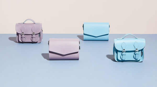 Zatchels 2021 January Sale Banner with 2 satchels and 2 clutch bags