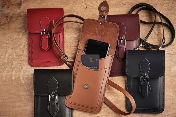 Introducing Our Handmade Leather Mobile Phone Pouch