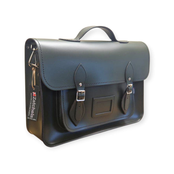 Leather Satchel Ivy Green 16'' - In Stock & Ready to Ship