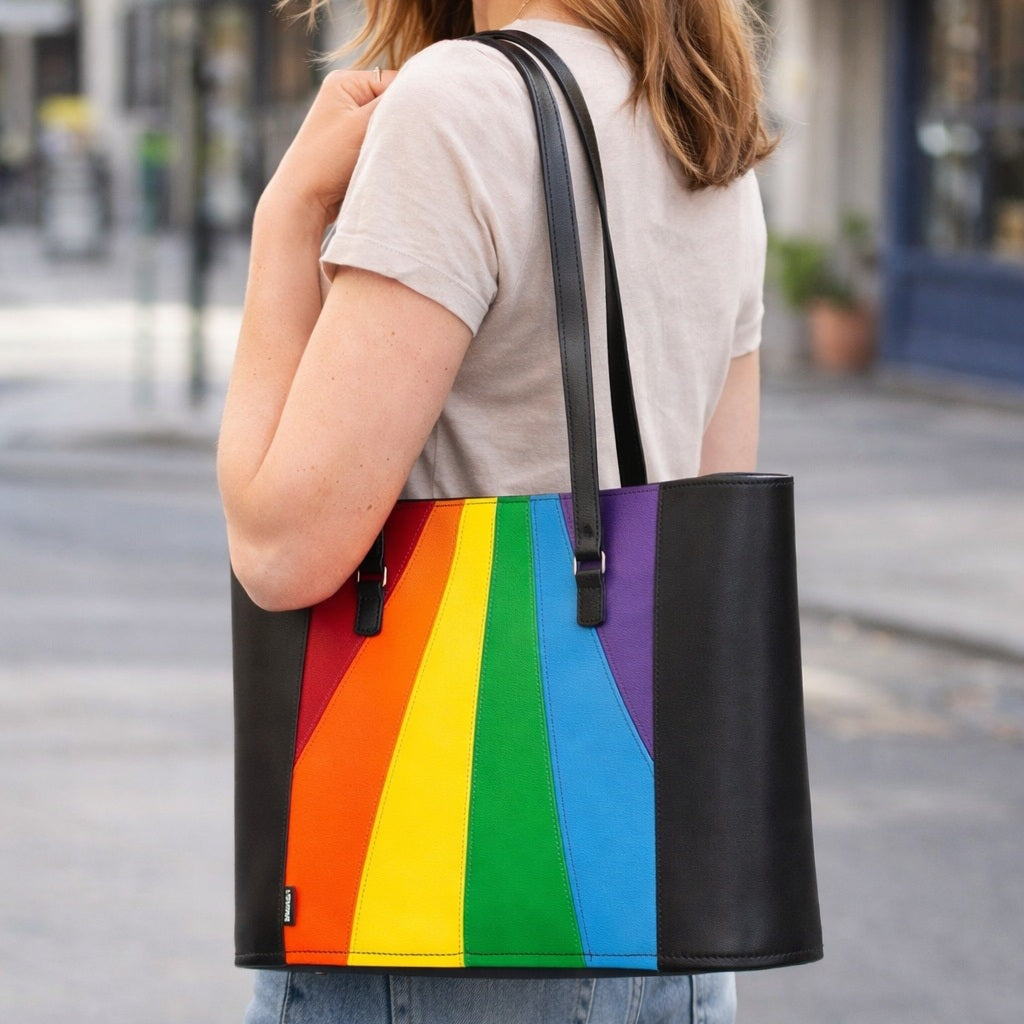 Handmade Leather Tote Bag - Pride