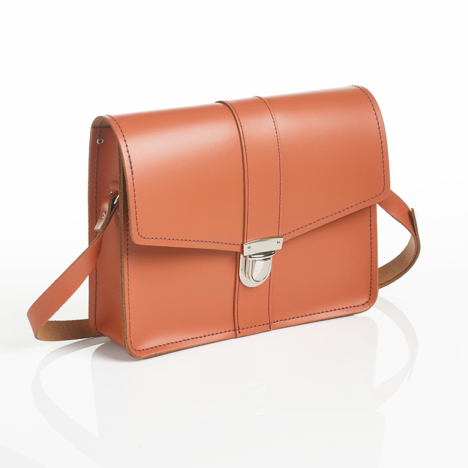 Leather Shoulder Bag - Burnt Orange – Zatchels
