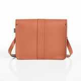 Leather Shoulder Bag - Burnt Orange