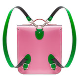 Handmade Leather City Backpack - Classic Kaleidoscope
