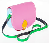 Handmade Leather Saddle Bag - Classic Kaleidoscope