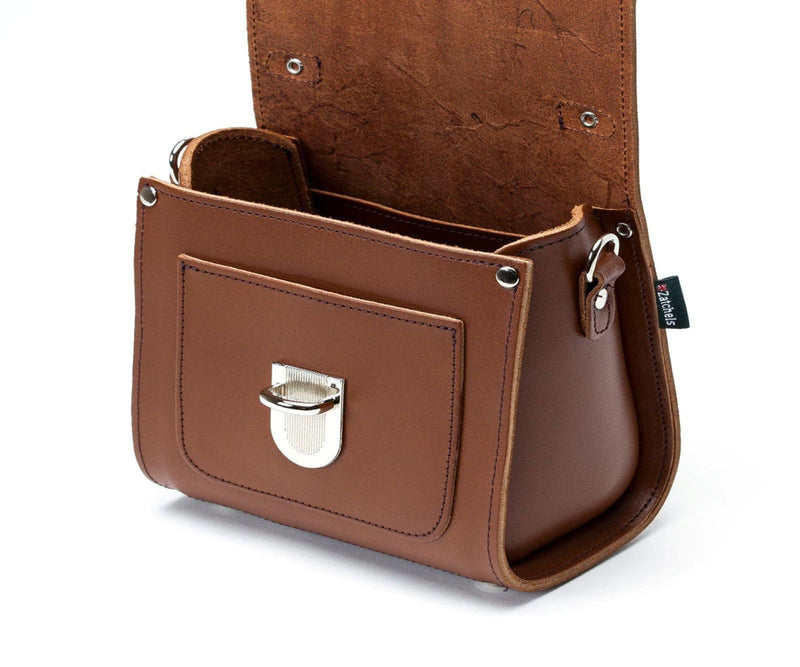 Leather Sugarcube Grande - Chestnut - In Stock & Ready to Ship