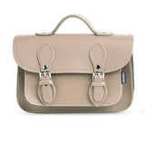 Handmade Leather Micro Satchel Plus -Iced Coffee - In Stock & Ready to Ship