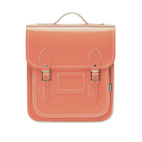Handmade Leather City Backpack - Coral