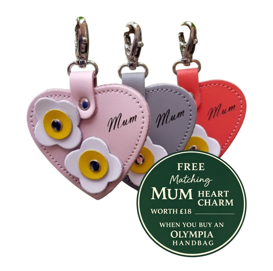 Olympia Handmade Leather Bag - Pillar Box Red